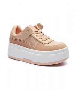 Кроссовки женские Guess комбинированные на платформе, серый