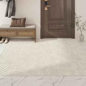 AOVOC Ковер 140x160 см для прихожей в японском стиле, waterproof, противоскользящий, с римским узором