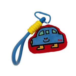 Милый плюшевый кулон с мультяшными персонажами Apple Bear Puppy And Bunny Collection высотой 12 см Jinnew, Little Car Big Doll-Keychain