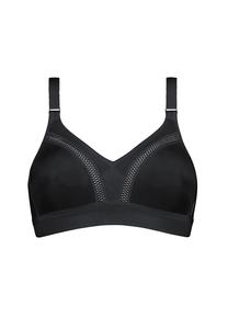 Тренировка триакциона с бюстгальтером без косточек Triumph, черный