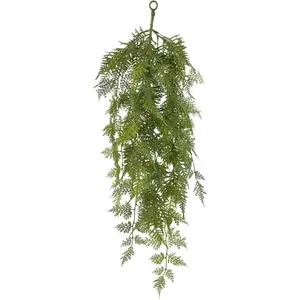 Креативное зеленое искусственное растение «висячее растение Asparagus setaceus» с детализированной листвой Creativ Green, зеленый