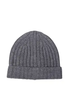 Ребристая шапка BeYou, серый
