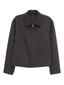 Куртка на молнии в полоску "Mail" mfpen, коричневый