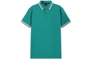 Футболка поло с короткими рукавами мужская бирюзовая HUGO BOSS