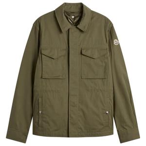 Рубашка-куртка Roquille из ворсистого хлопка Moncler, зеленый