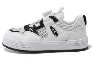 Детские кроссовки для скейтбординга с низким верхом, амортизирующие, нескользящие и износостойкие. BIG WASP, белый/черный