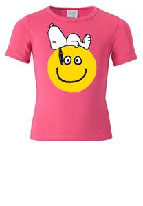 Футболка Logoshirt Peanuts Snoopy Smiley, розовый