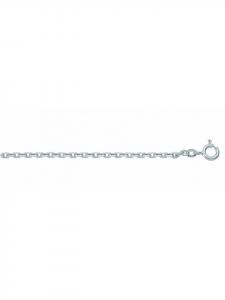 Adeliás Женское колье с якорем из серебра 925 пробы, диаметр 1,5 мм