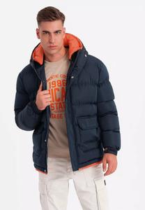 Куртка Ombre JACKET WITH DOUBLE HOOD, Navy/Dark Blue