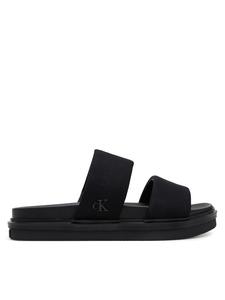 Мюли Flat Molded Dbl Bar Sandal Cv YM0YM01222 Calvin Klein Jeans, черный