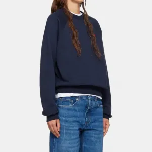 AMIPARIS Свитшот Unisex Azure Blue Crew Neck Moderate