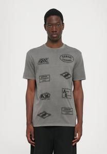 Футболка Armani Exchange Print T-shirt, Dark Gull Gray/Dark Grey