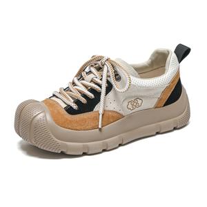 Женские повседневные кеды Low Top SHOUBA, черный бежевый