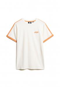 Футболка с принтом ESSENTIAL RETRO STRIPED  Superdry, цвет White Denim