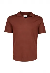 Футболка-Поло с v-образным вырезом ss Lindbergh, Cappuccino Mix