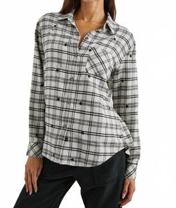 Рубашка Milo в клетку цвета слоновой кости со звездами Rails, Ivory Check Stars