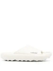 Шлепанцы с логотипом AMBUSH, белый