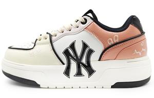 MLB Кроссовки для скейтбординга Chunky Liner, устойчивые к истиранию, низкие, унисекс, бежево-розовые