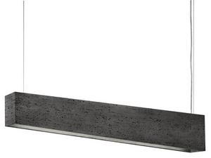 Подвесной светильник Licht-Erlebnisse STONE, серый - пластик - 90 x 13 x 90 см