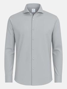 Рубашка делового кроя Slim Fit Vercate No. 19, светло-серый