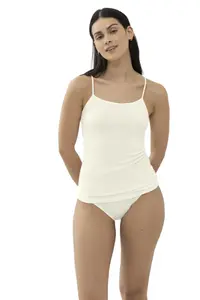 Топ Mey спагетти "EMOTION", без громоздких боковых швов, цвет Champagner