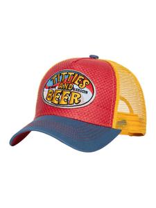 Бейсболка King Kerosin Trucker Cap, сиськи и пиво винно-красного цвета