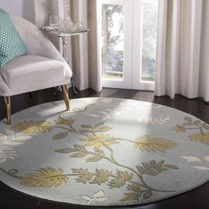 Ковер ручной работы SAFAVIEH, 290 x 412 см, Soho Collection Light Blue SOH313A из премиальной шерсти и вискозы