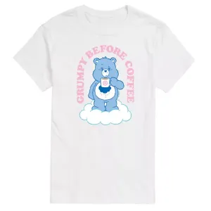 Мужская футболка с рисунком «Медведи заботы перед кофе» Licensed Character, белый