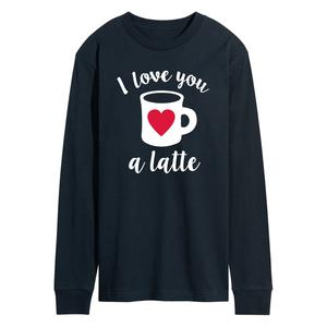 Мужская футболка с длинными рукавами Love You a Latte Licensed Character