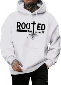 Худи Christian для мужчин, Rooted in Christ, с длинным рукавом, свободный крой