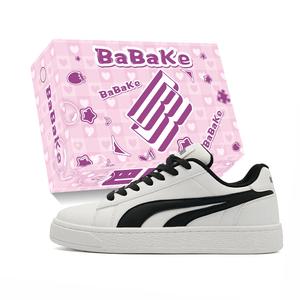 Низкие женские скейтерские кеды Babak, White[High-Quality Upgraded-Box]