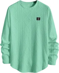 Свитер мужской Cable Knit с принтом