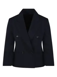 Двубортный блейзер Max Mara, синий