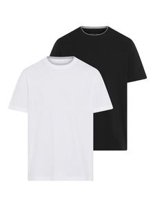 Рубашка с круглым вырезом белого/черного цвета Man's World