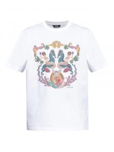 Versace футболка с принтом Medusa, белый