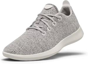 Мужские кроссовки Allbirds Wool Runner, повседневные кроссовки, машинная стирка, сделаны из натуральных материалов, серый/кремовый