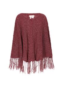 IZIA Кейп в цвете бургунди