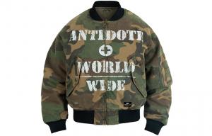 ZIAREL Пуховик Unisex Green Reversible с бейсбольным воротником, утолщенный [съемный логотип]