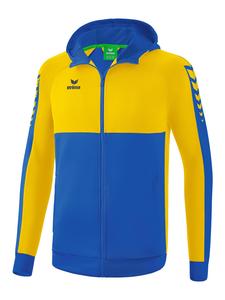 Тренировочня куртка erima, цвет new royal/gelb