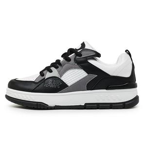 Luji Низкие скейтерские кроссовки мужские бело-черные, цвет White Black