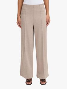 Брюки Kate Herringbone Jacquard с широкими штанинами ICHI, Fungi/Almond Milk