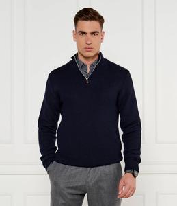 Свитер из шерсти Stenströms Regular Fit, темно-синий