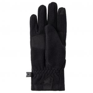 Синтетические кожаные вязаные перчатки Unisex Black THE NORTH FACE из полиэстера и нейлона