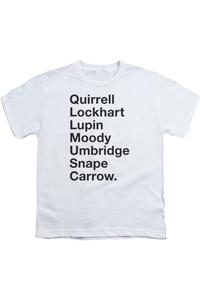 Футболка с коротким рукавом для детей "Гарри Поттер: Профессора" Gildan, белый