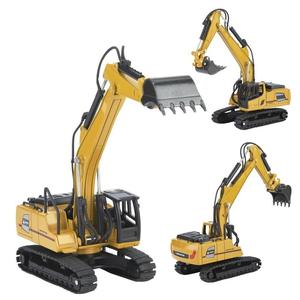 Металлическая модель движущегося гусеничного экскаватора 1:60 — Huina 1810
