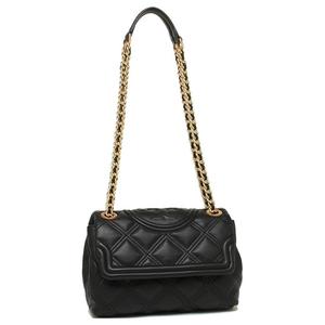 Сумка через плечо Fleming Sheepskin черная TORY BURCH