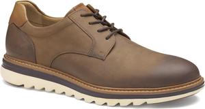 Мужские оксфорды Johnston Murphy Braxton с гладким носком и шнуровкой Johnston & Murphy, коричневый