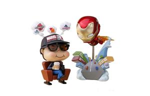 Железный человек Cosb506 Marvel десятилетие Movbi и Mark50 набор фигурок Chibi Hot Toys