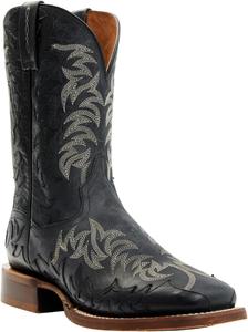 Мужские вестерн-бутсы Dan Post 11 Desert Goat с широким квадратным носком - Dp80339, черный