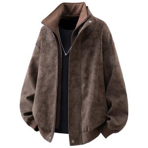 Куртка Unisex Stand Collar Moderate Instructor X1617, coffee
